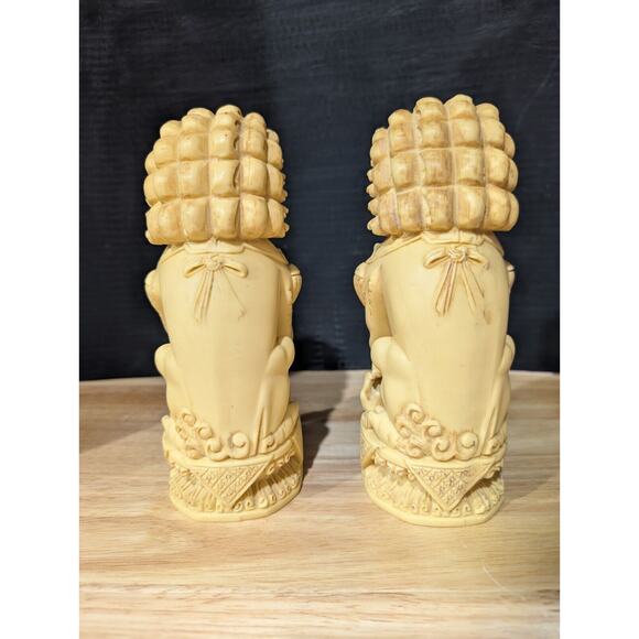 Norleans Chinese Buddhist Imperial Lions Fu Foo Dogs Spiritual Guardian Figures - Picture 3 of 10